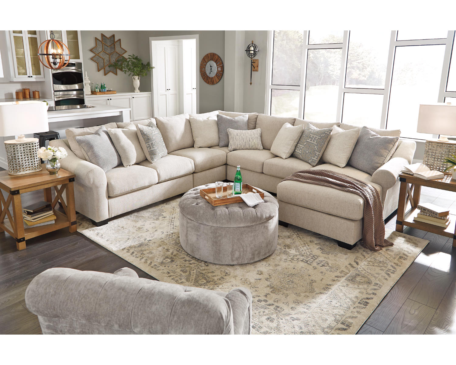 Carnaby Oversized Accent Ottoman