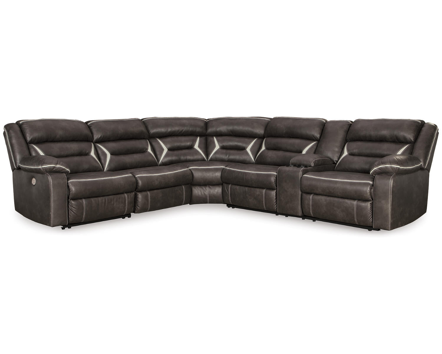 Kincord 4-Piece Power Reclining Sectional