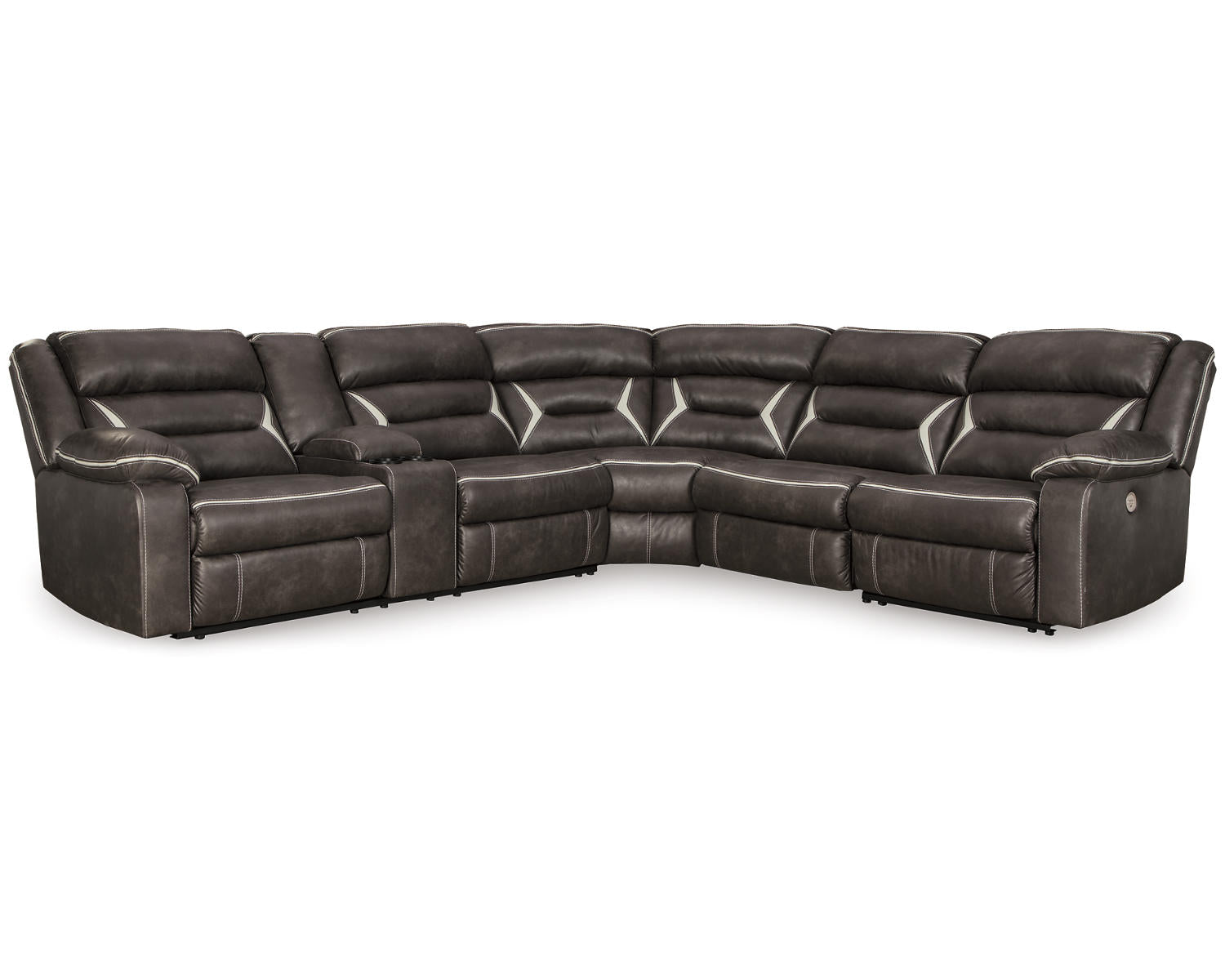 Kincord 4-Piece Power Reclining Sectional