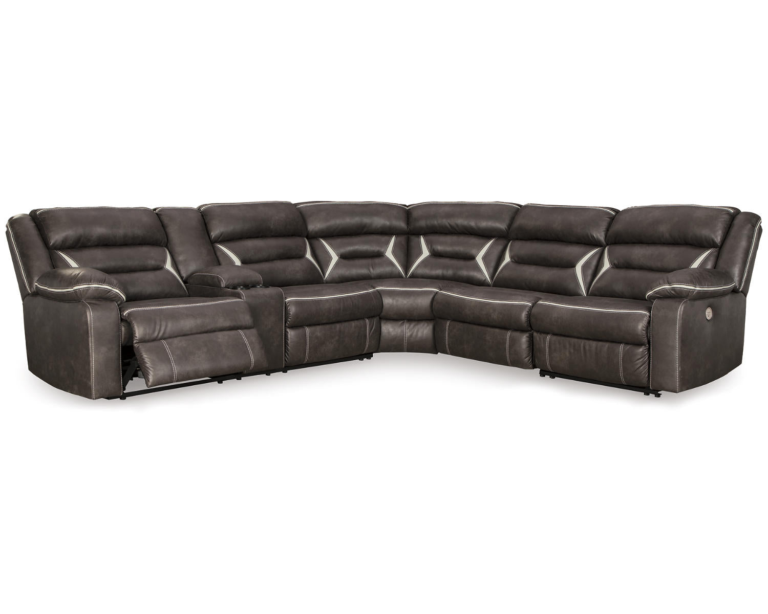 Kincord 4-Piece Power Reclining Sectional