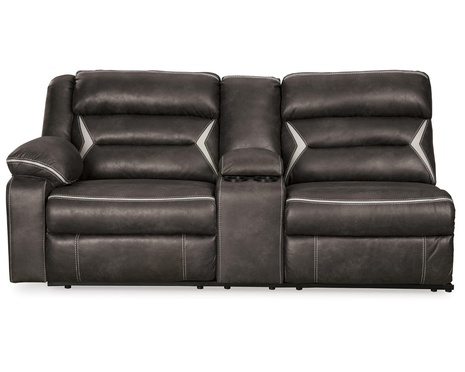 Kincord Left-Arm Facing Power Reclining Sofa with Console