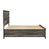 Queen Platform Bed with Footboard Storage
