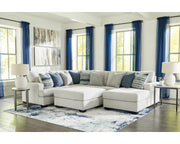 Lowder 4-Piece Sectional with Ottoman