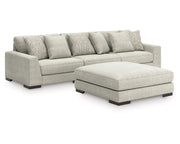 Regent Park 3-Piece Sectional and Ottoman