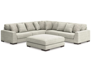 Regent Park 5-Piece Sectional with Ottoman