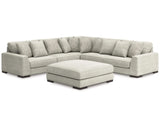Regent Park 5-Piece Sectional with Ottoman