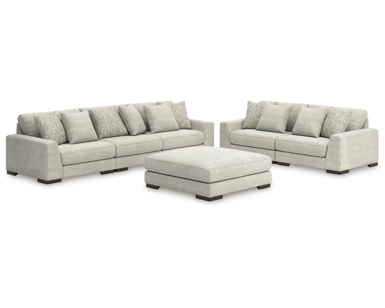 Regent Park 3-Piece Sectional Sofa and 2-Piece Sectional Loveseat