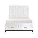 Garretson Collection Queen Platform Bed with Footboard Storage