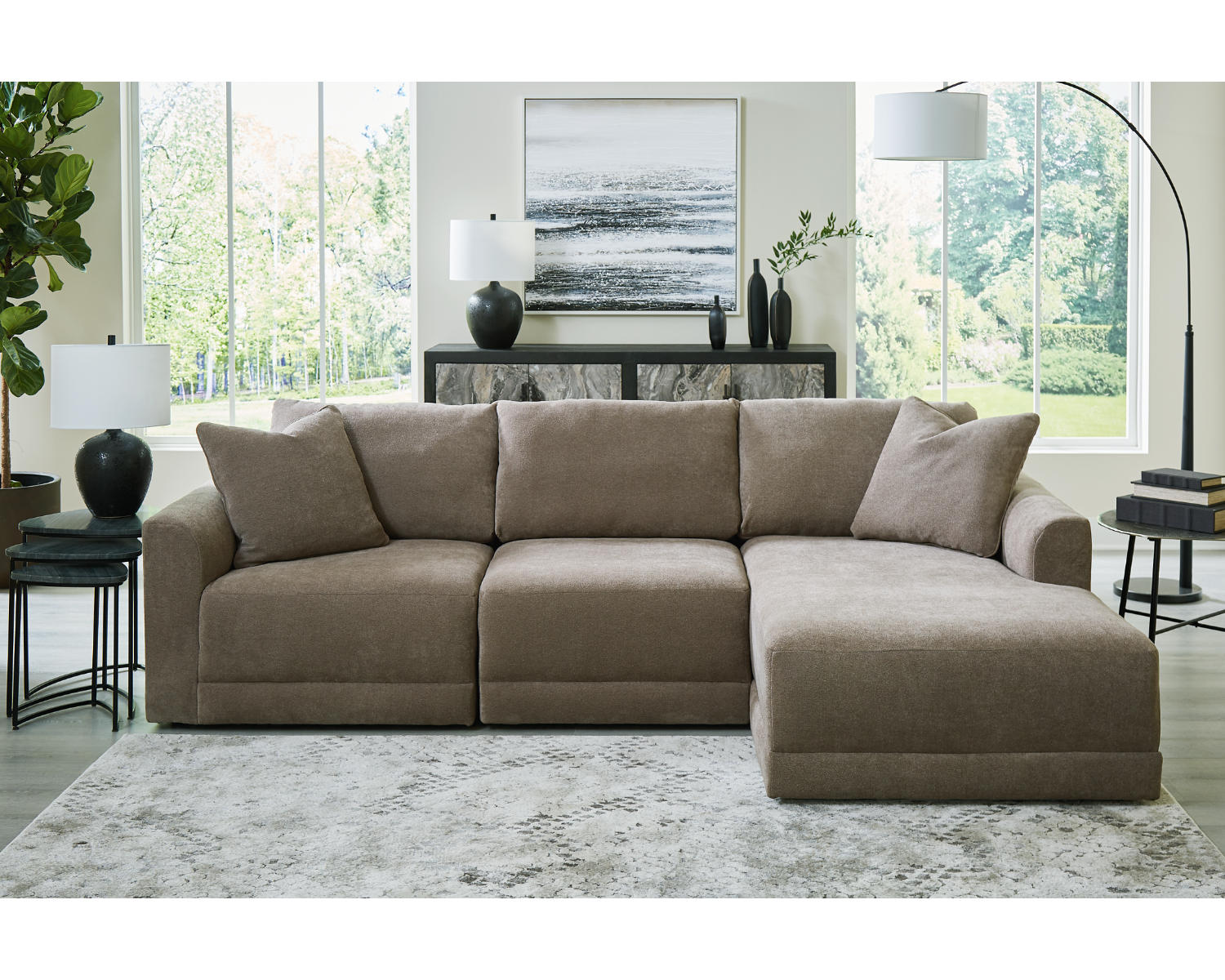 Raeanna 3-Piece Sectional Sofa with Chaise