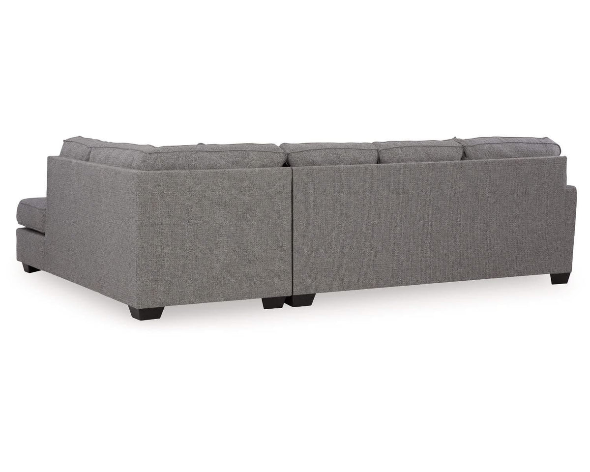 Seccional Reydell de 2 piezas con chaise longue