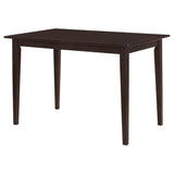 Juego de mesa de comedor rectangular de 5 piezas Gomez Cappuccino