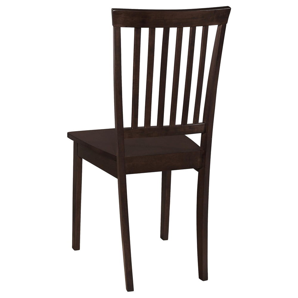 Juego de mesa de comedor rectangular de 5 piezas Gomez Cappuccino
