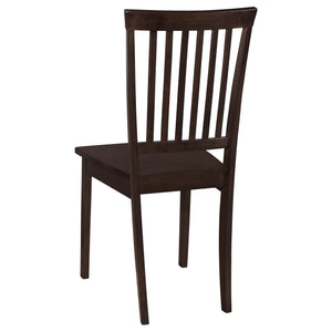 Juego de mesa de comedor rectangular de 5 piezas Gomez Cappuccino