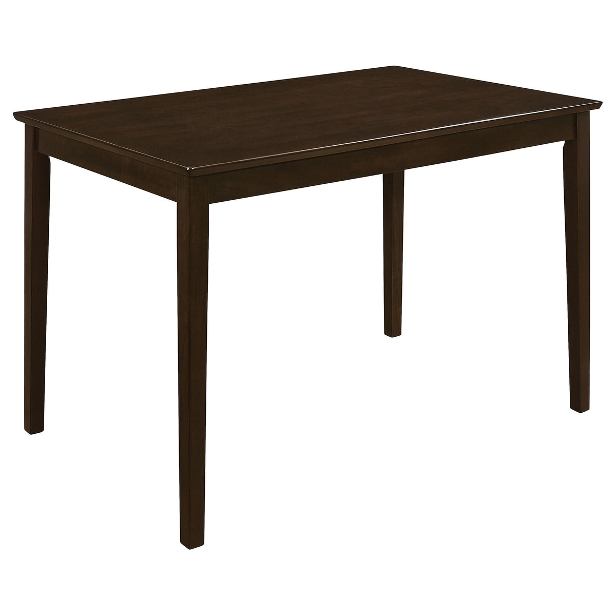 Juego de mesa de comedor rectangular Guillén de 5 piezas Capuchino