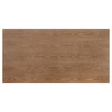 Juego de comedor rectangular de 5 piezas Martina, altura de mostrador, color blanco