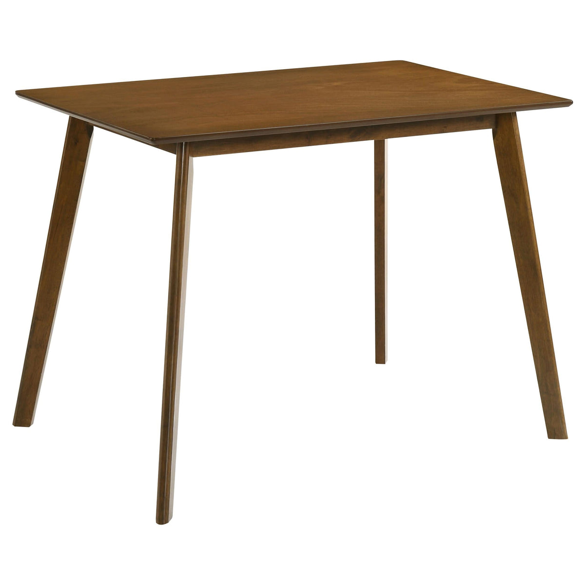 Juego de comedor Robbie de 5 piezas y 47 pulgadas de altura de mostrador en nogal