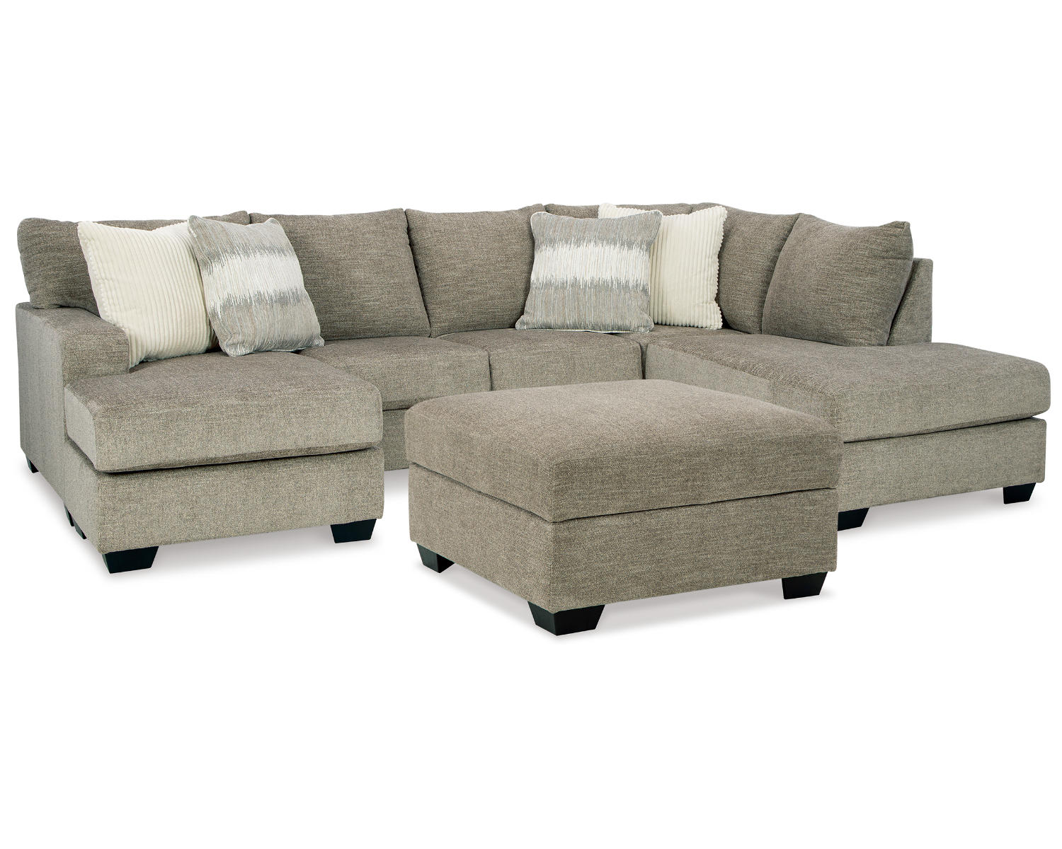 Creswell 2-Piece Sectional with Ottoman