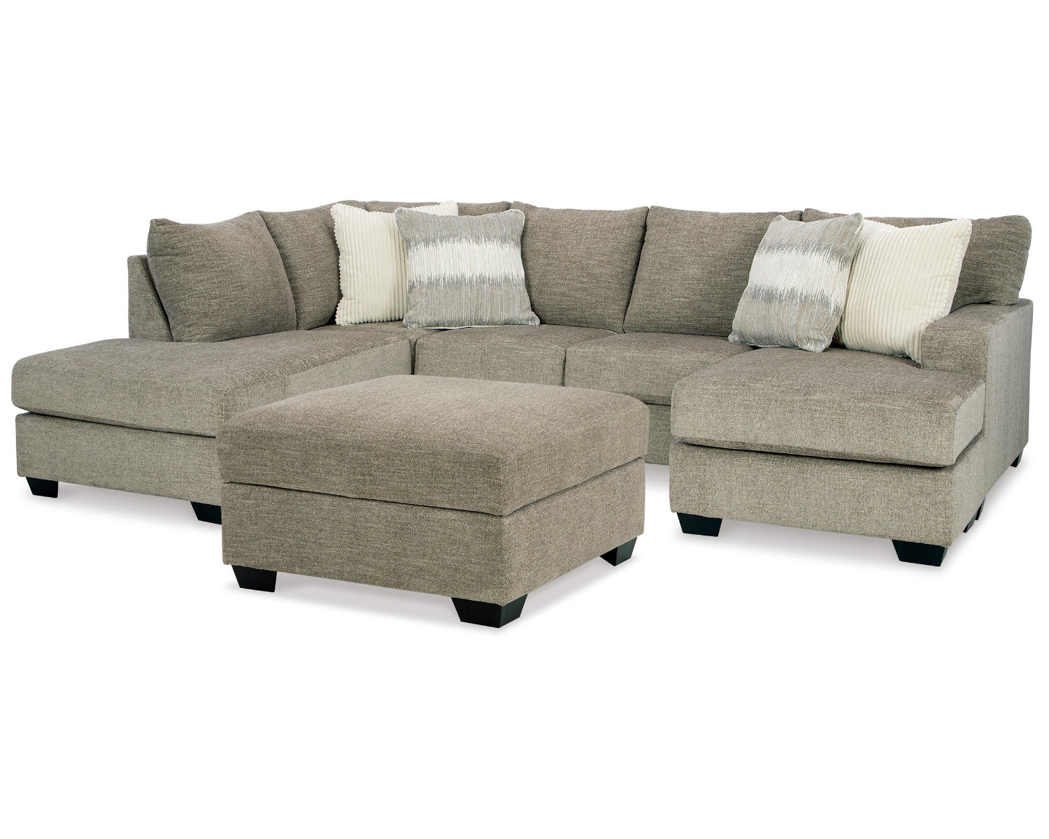 Creswell 2-Piece Sectional with Chaise and Ottoman