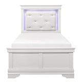 Twin Bed with LED Lighting