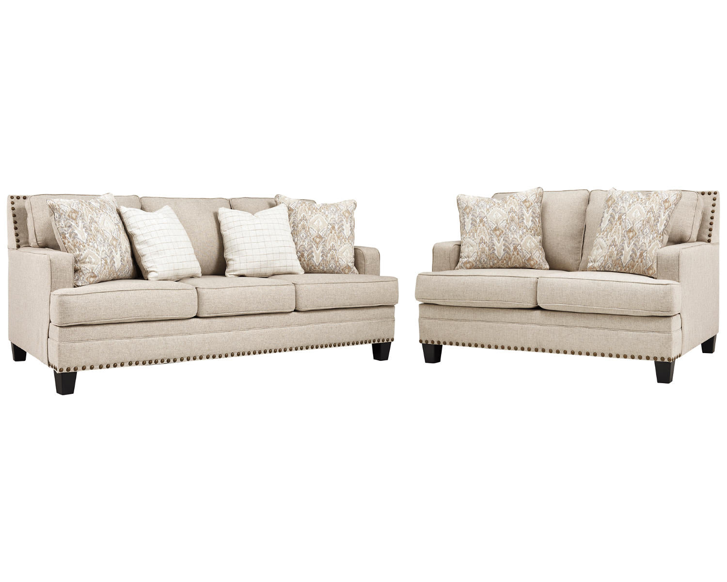 Claredon Sofa and Loveseat