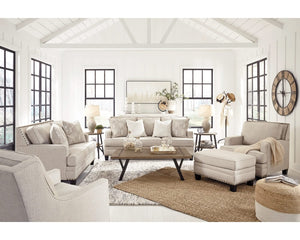 Sofá, loveseat, silla y otomana Claredon