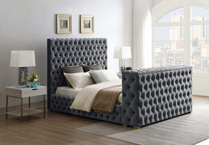 Cama de terciopelo Marmo