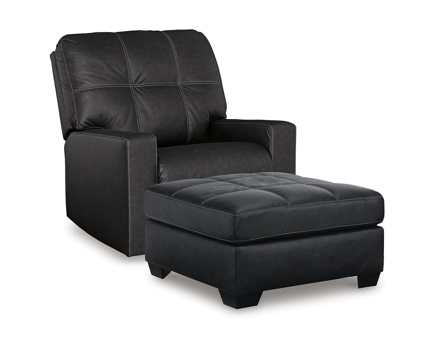 Barlin Mills Recliner and Oversized Accent Ottoman