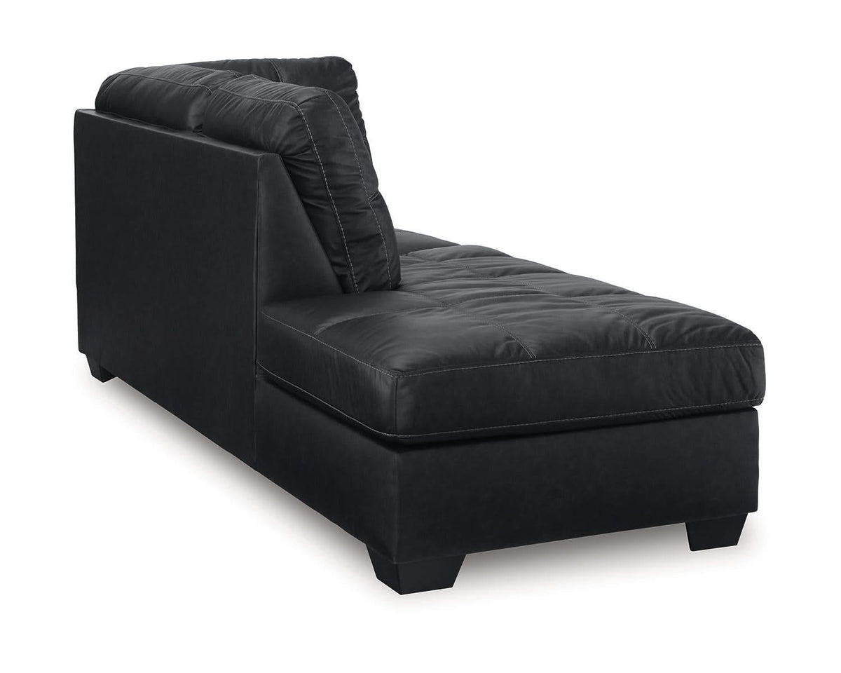 Chaise longue esquinera con brazo izquierdo de Barlin Mills