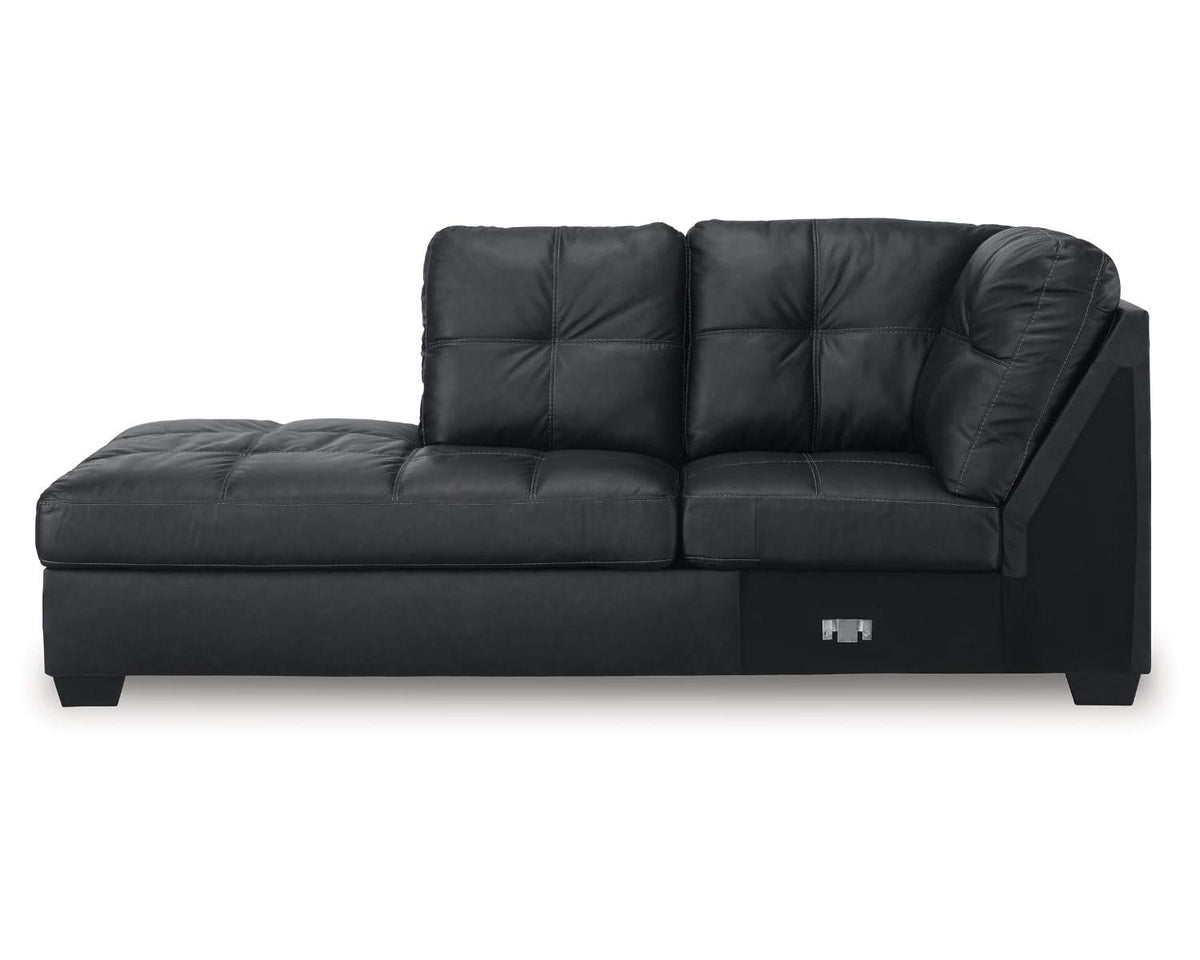 Chaise longue esquinera con brazo izquierdo de Barlin Mills