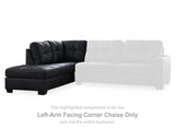 Chaise longue esquinera con brazo izquierdo de Barlin Mills