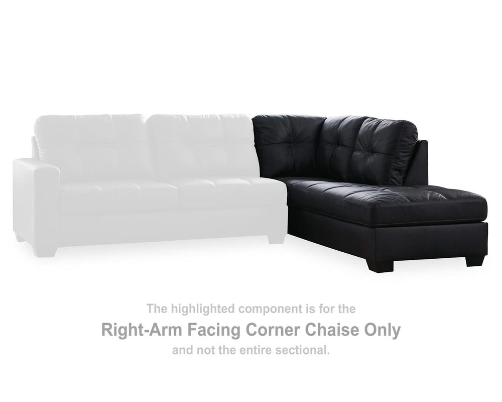 Chaise longue esquinera con brazo derecho de Barlin Mills