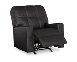 Sillón reclinable y otomana decorativa extragrande Barlin Mills