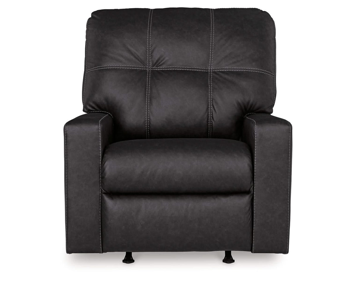 Sillón reclinable y otomana decorativa extragrande Barlin Mills