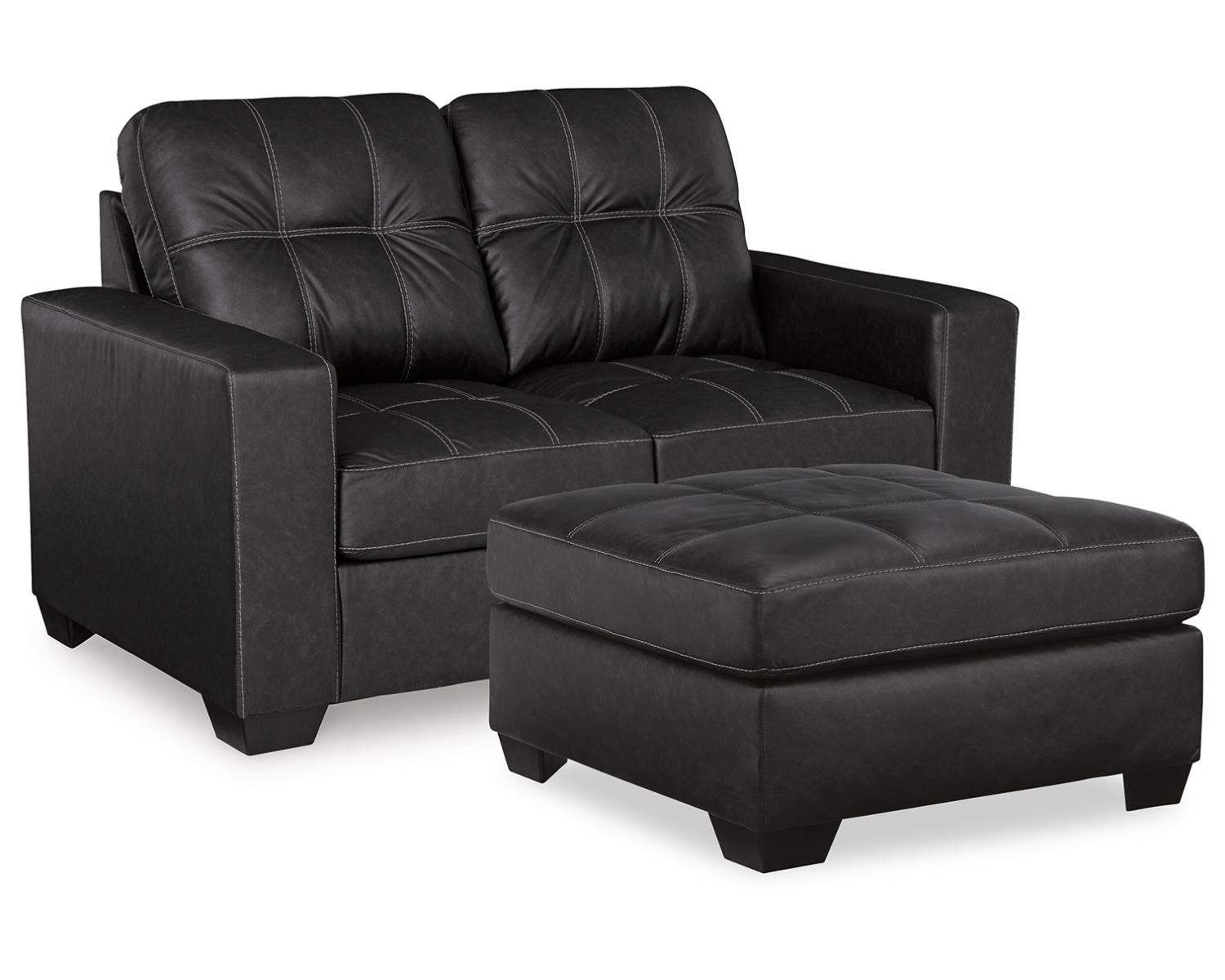 Barlin Mills Loveseat and Oversized Ottoman