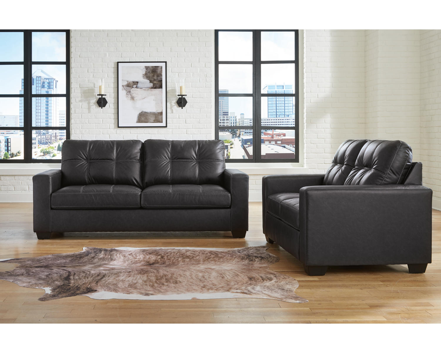 Barlin Mills Sofa and Loveseat