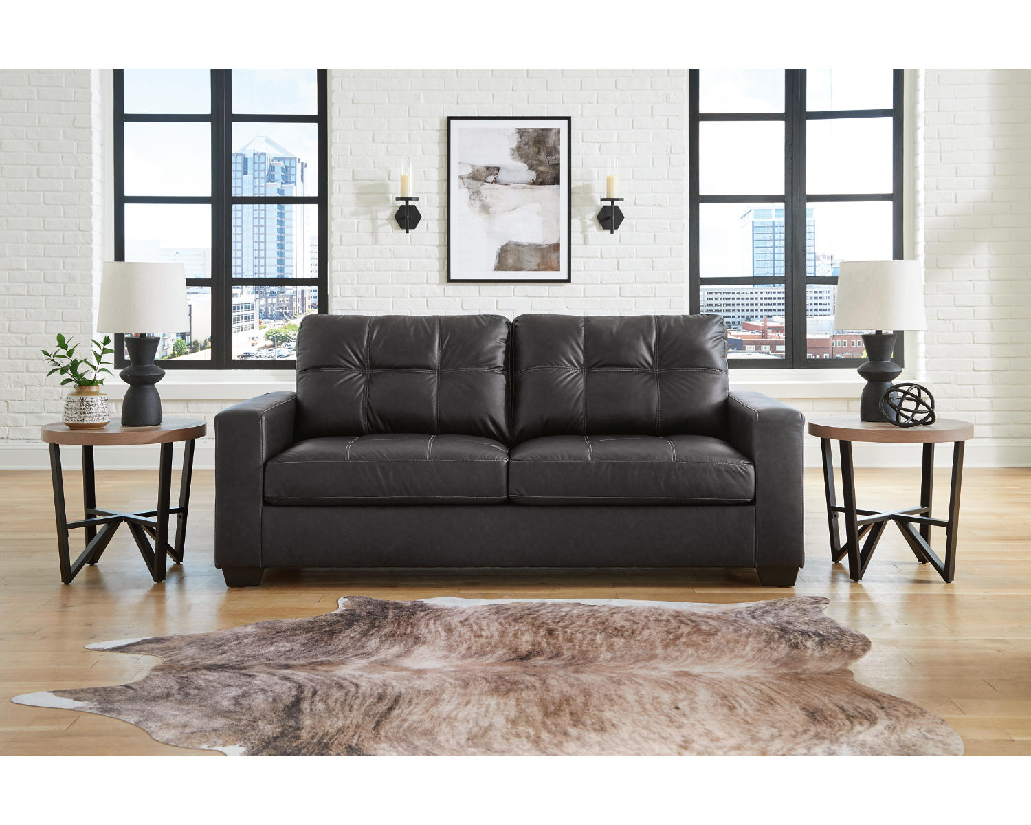 Barlin Mills Sofa, Loveseat and Recliner