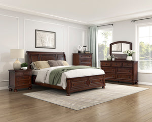Eastern King Platform Bed with Footboard Storage