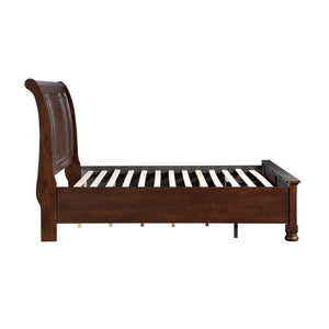 Eastern King Platform Bed with Footboard Storage