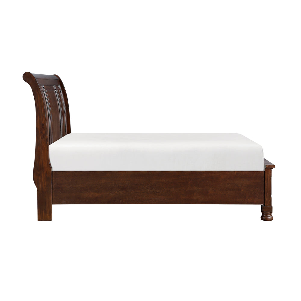Eastern King Platform Bed with Footboard Storage