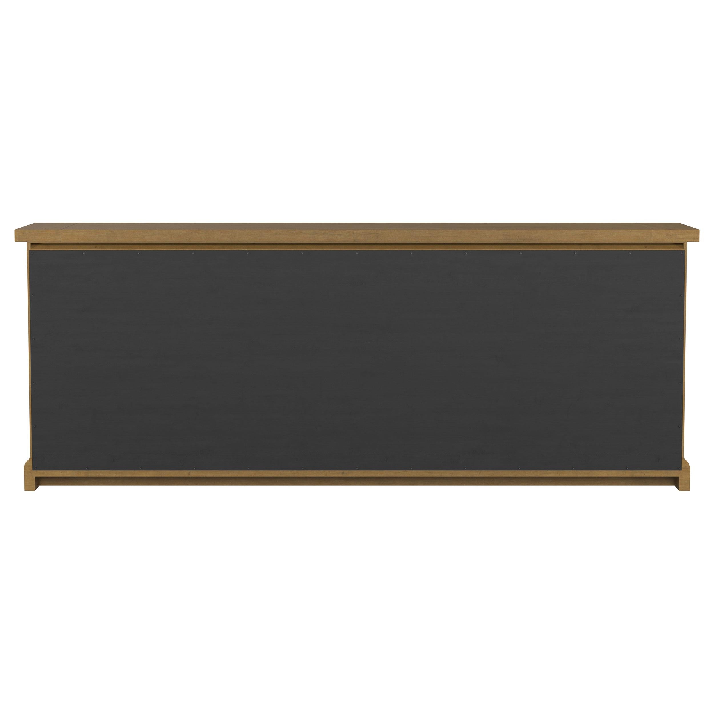 Florence 4-door Dining Sideboard Buffet Cabinet Rustic Honey