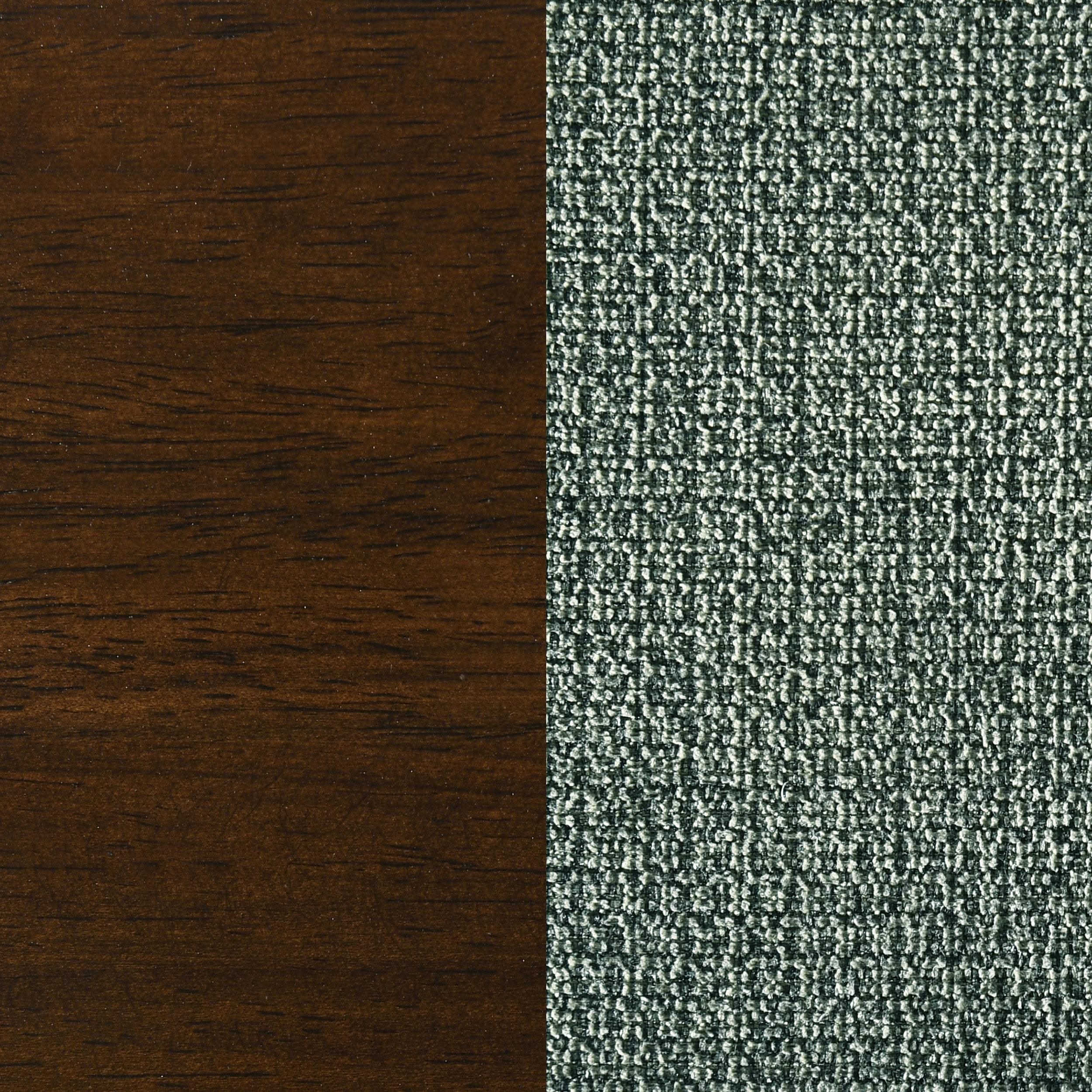 Silla de bar giratoria Murphy Wood Pub Height, color verde cazador