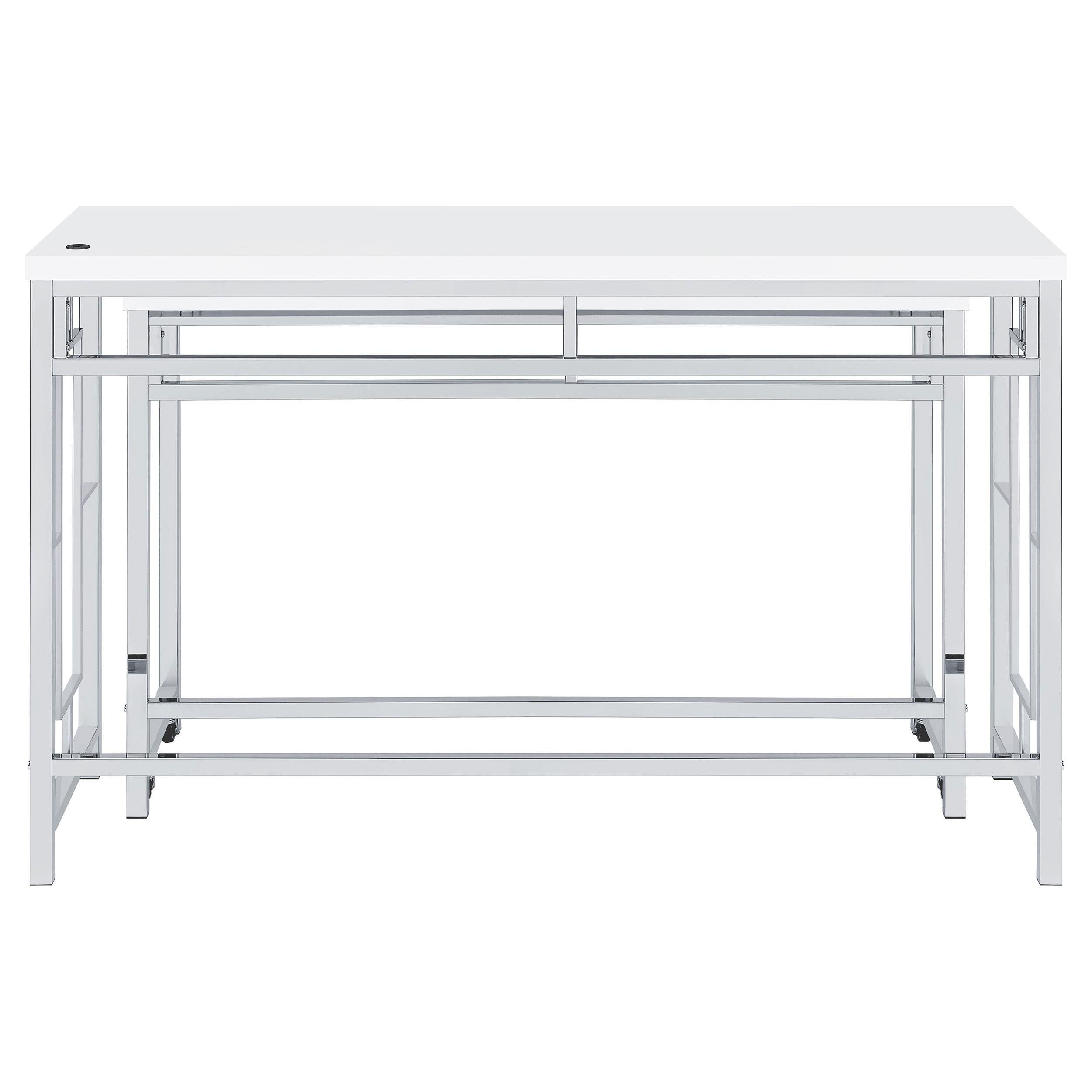 Jackson 4-piece Multipurpose Counter Height Table Set White