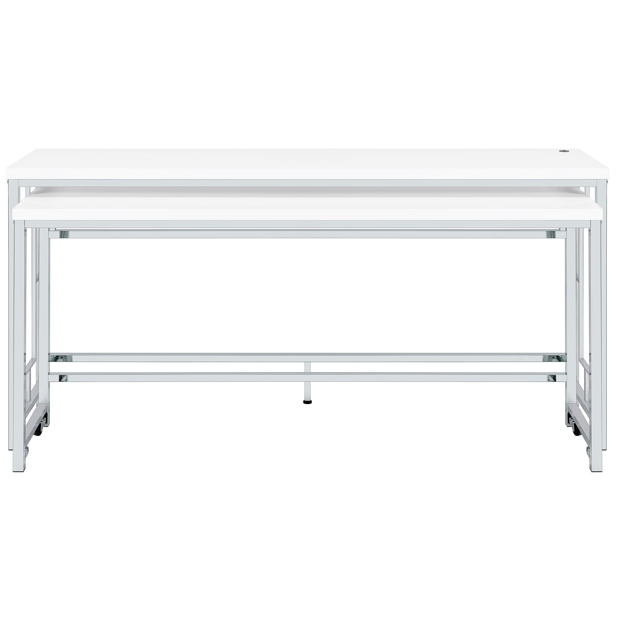 Jackson 5-piece Multipurpose Counter Height Table Set White