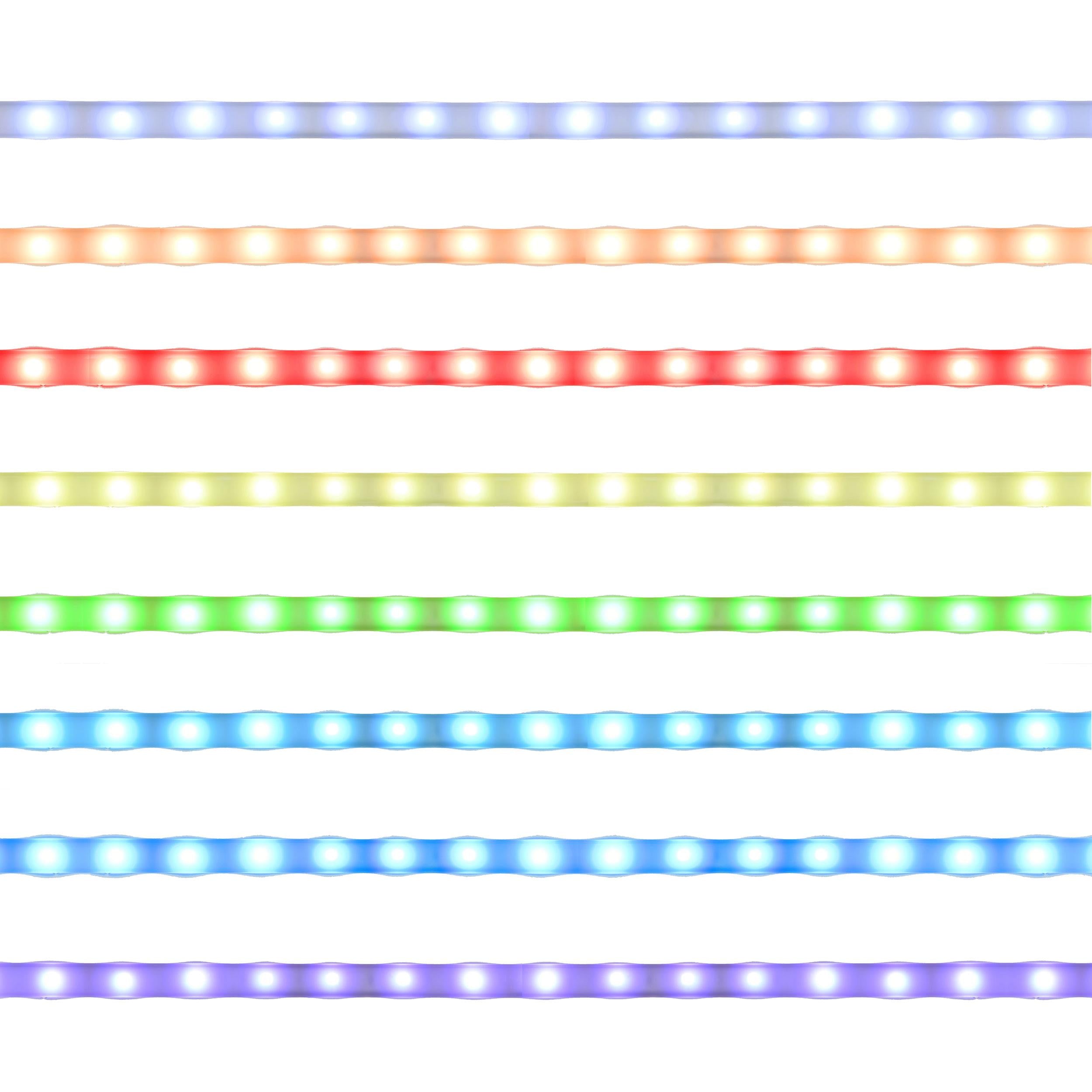 Risley 2-door Circular LED Home Bar Cabinet White High Gloss