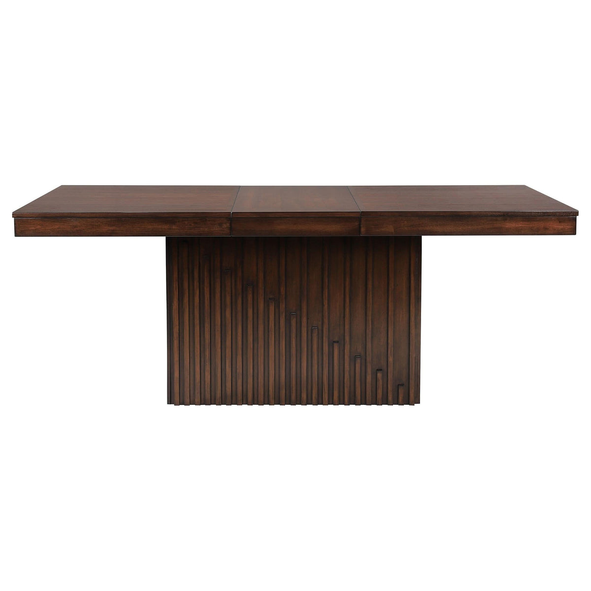 Mesa de comedor extensible Briarwood de 77 pulgadas y roble mango