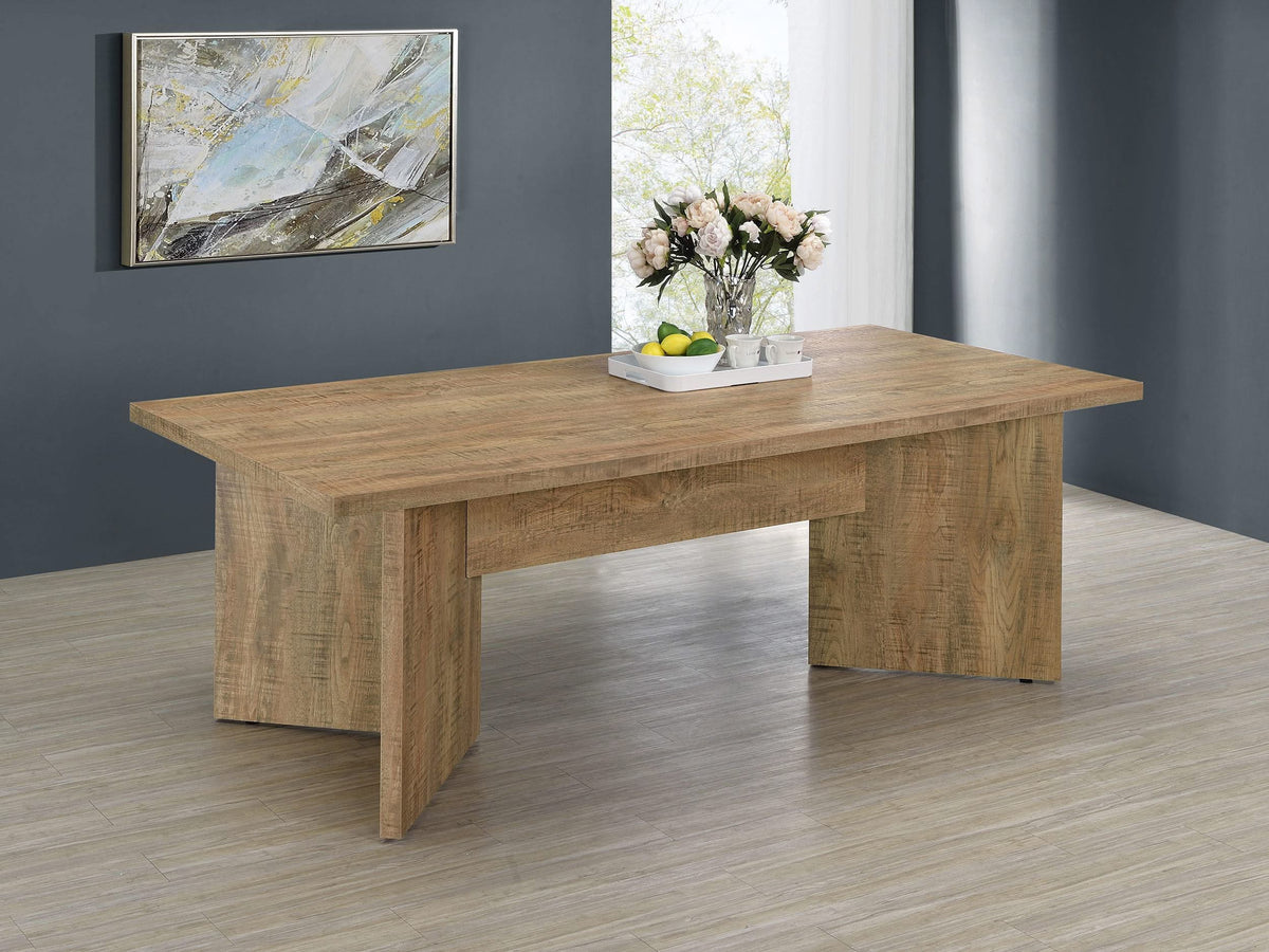 Mesa de comedor Jamestown de 84 pulgadas de madera compuesta de mango