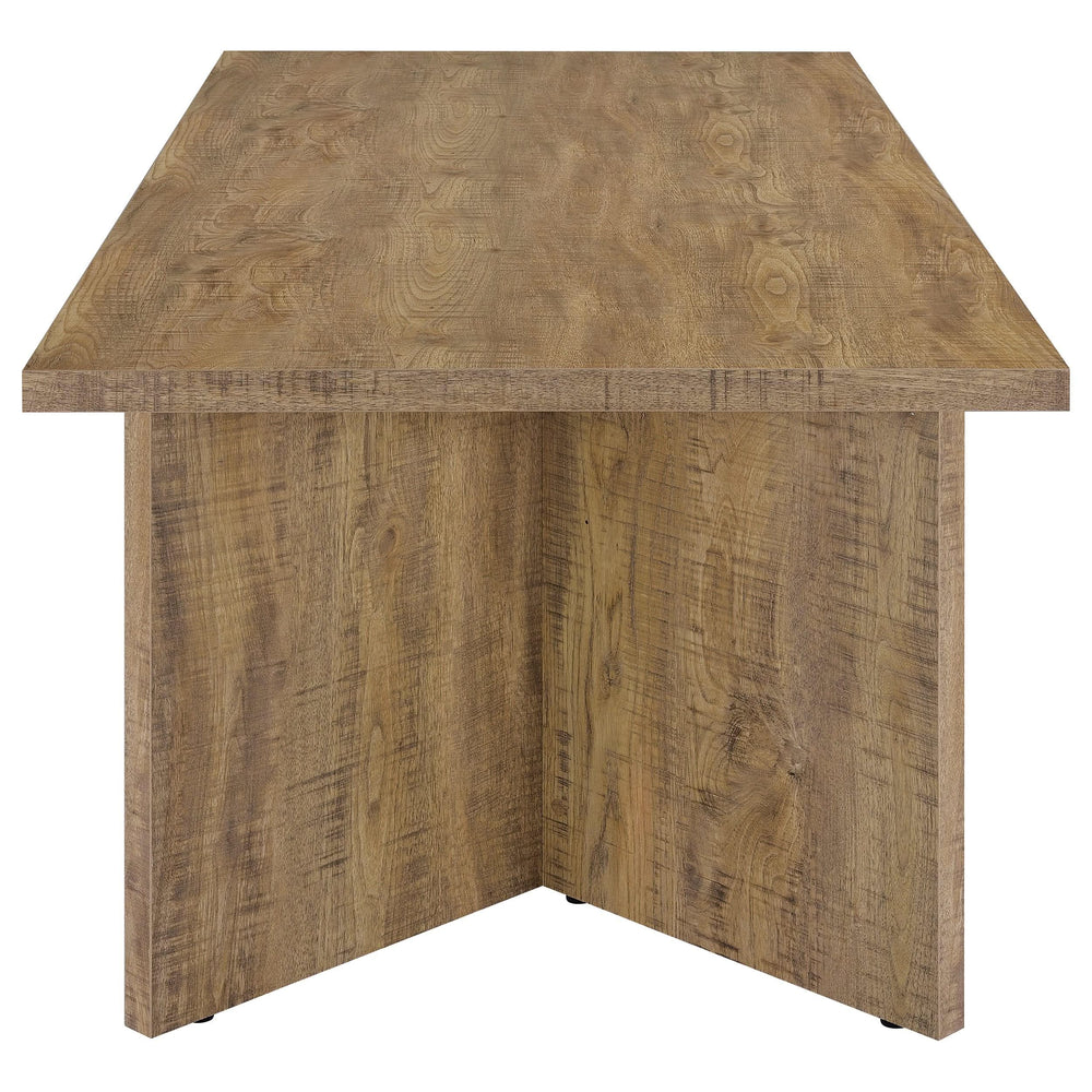 Mesa de comedor Jamestown de 84 pulgadas de madera compuesta de mango