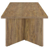 Mesa de comedor Jamestown de 84 pulgadas de madera compuesta de mango