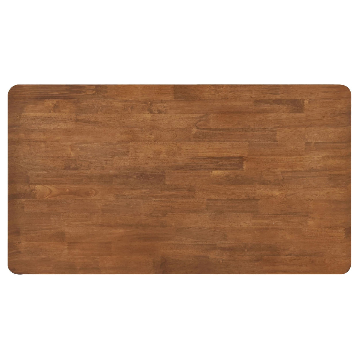 Juego de comedor rectangular de 5 piezas Hollyoak en nogal y negro