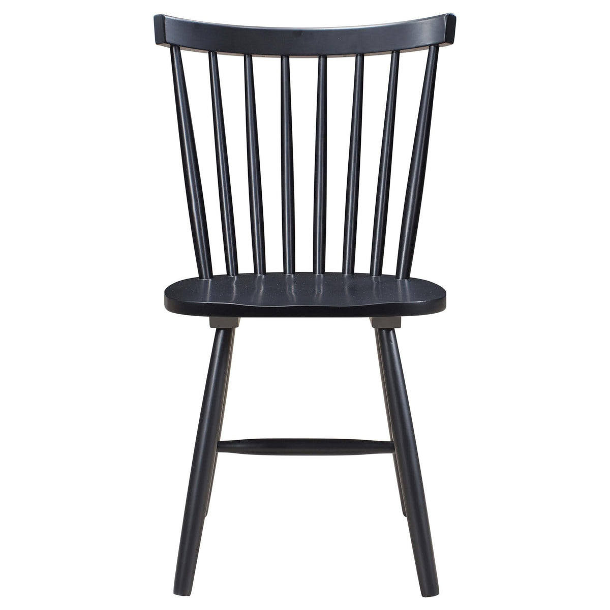 Juego de comedor rectangular de 5 piezas Hollyoak en nogal y negro
